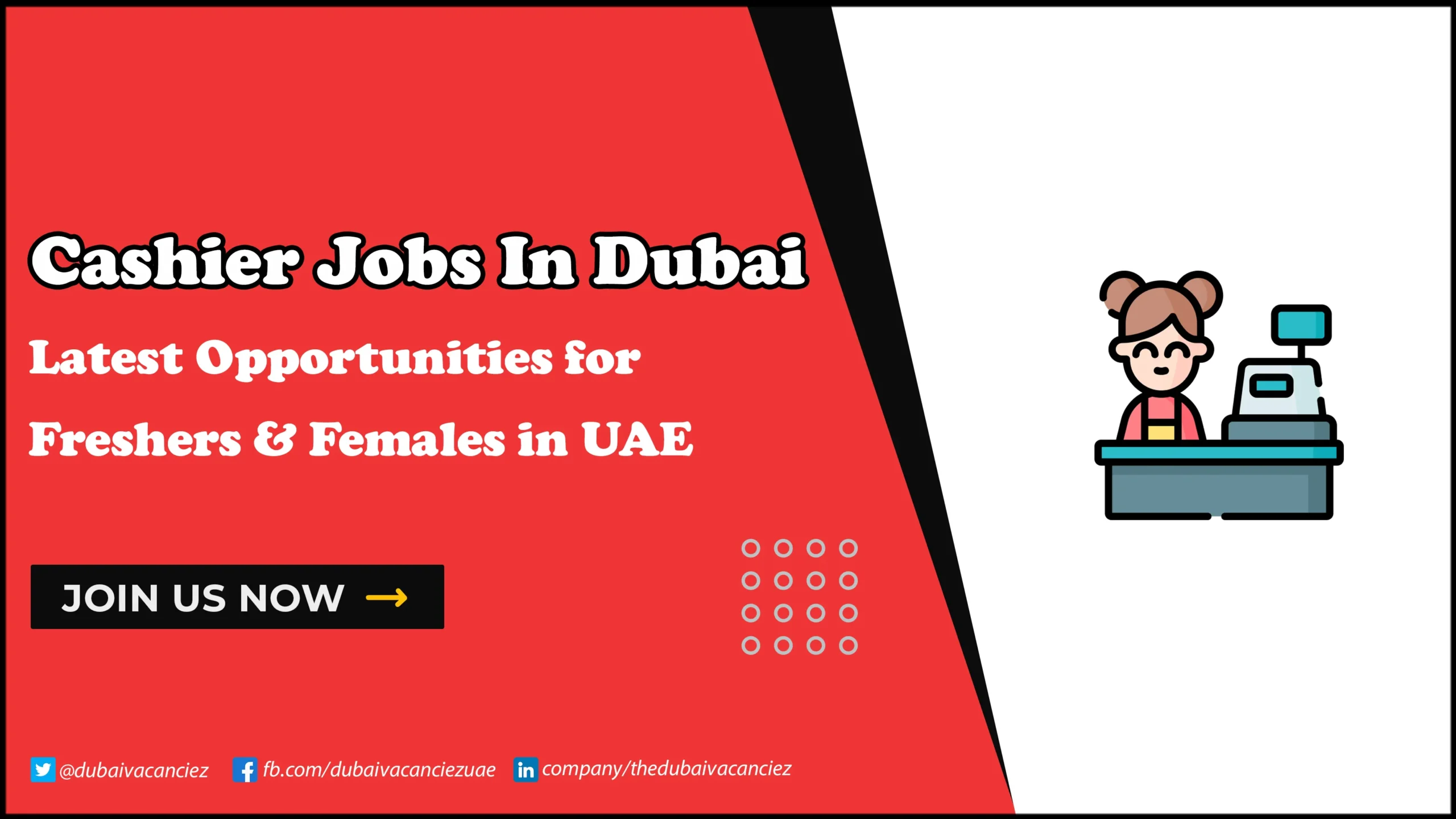 Cashier Jobs in Dubai