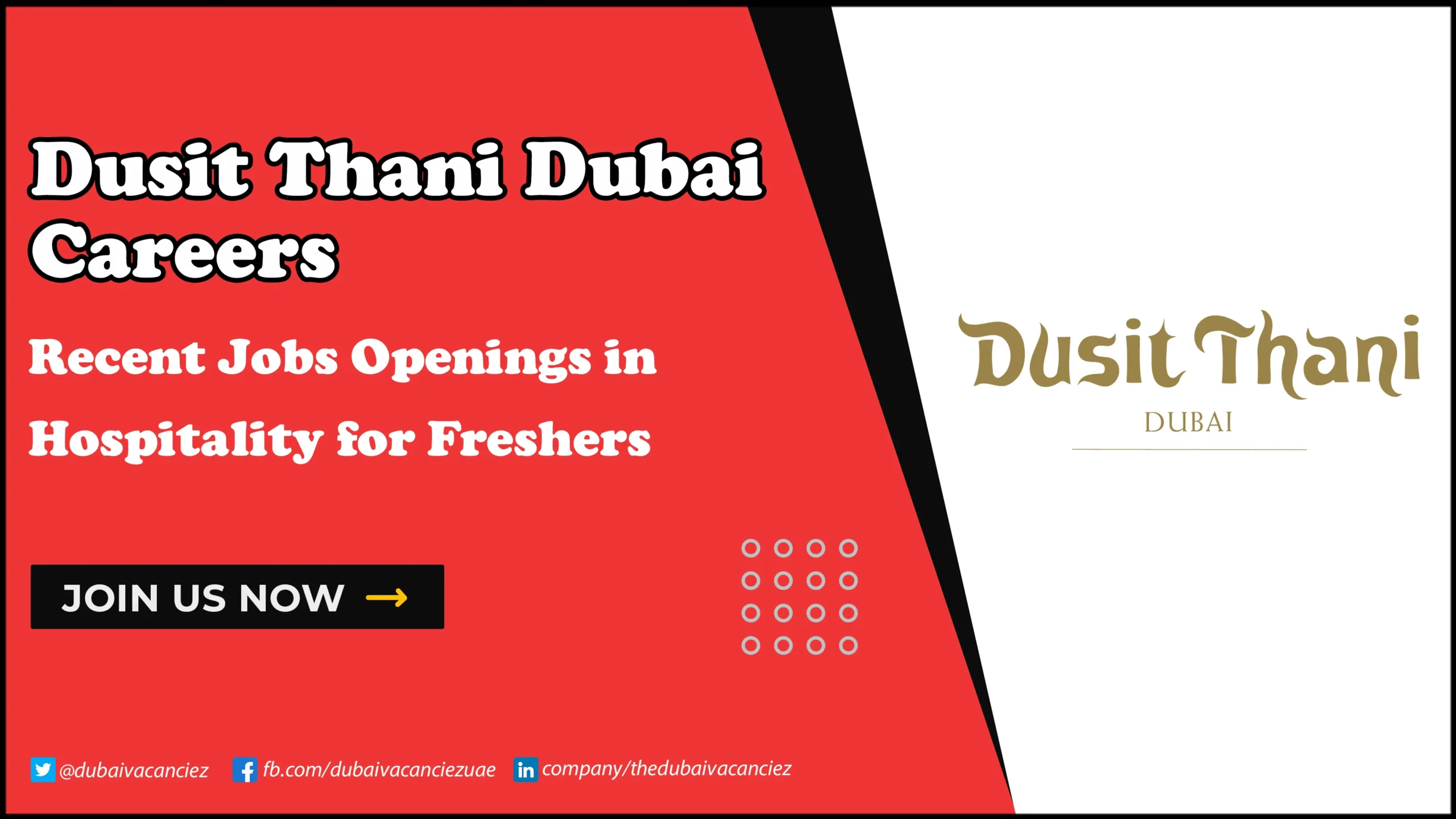 Dusit Thani Dubai Careers